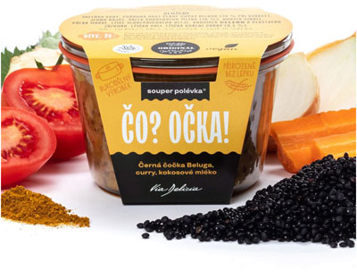 Čočková polévka s curry a kokosovým mlékem 300g