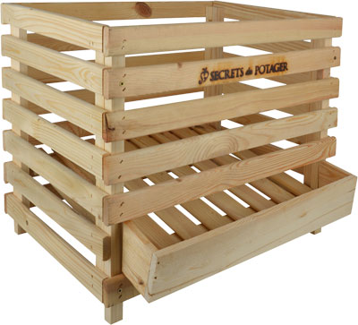 Dřevěná přepravka/bedýnka pro skladování brambor