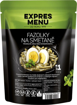 Fazolky na smetaně 300g bez přílohy