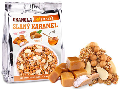 Granola z pece - Slaný karamel do kapsy 70g