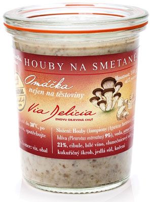 Houby na smetaně 140g