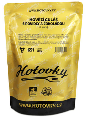 Hovězí guláš s povidly a čokoládou 680g