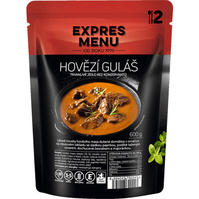 Hovězí guláš 600g bez přílohy