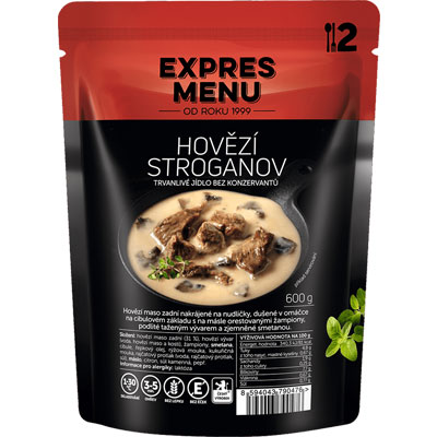 Hovězí Stroganov 600g bez přílohy