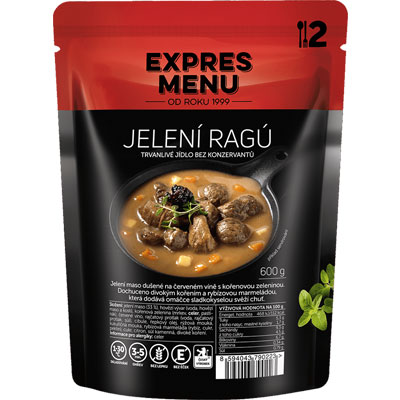 Jelení ragú 600g bez přílohy