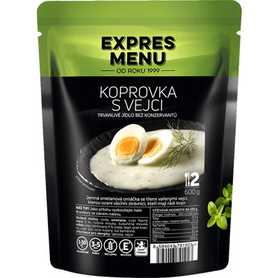 Koprovka s vejci 600g bez přílohy