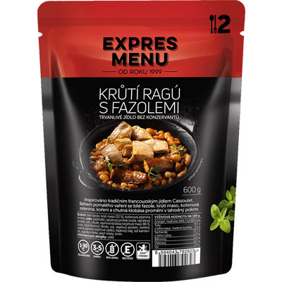 Krůtí ragú s fazolemi 600g