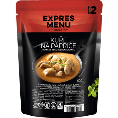 Kuře na paprice 600g bez přílohy