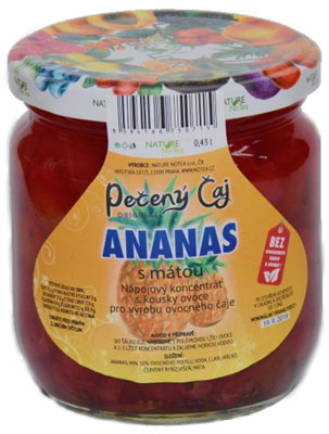 Pečený čaj Ananas s mátou 430 ml