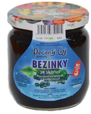 Pečený čaj Bezinky se skořicí 430 ml