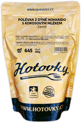 Polévka z dýně hokkaido s kokosovým mlékem 680g