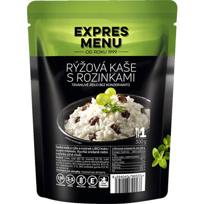 Rýžová kaše s rozinkami 300g