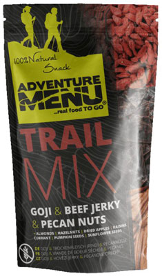 Trailmix - Goji, hovězí JERKY, pekanové ořechy 100g