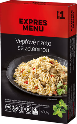 Vepřové rizoto se zeleninou 400g