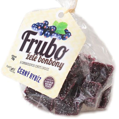 Želé bonbony FRUBO Černý rybíz 70g